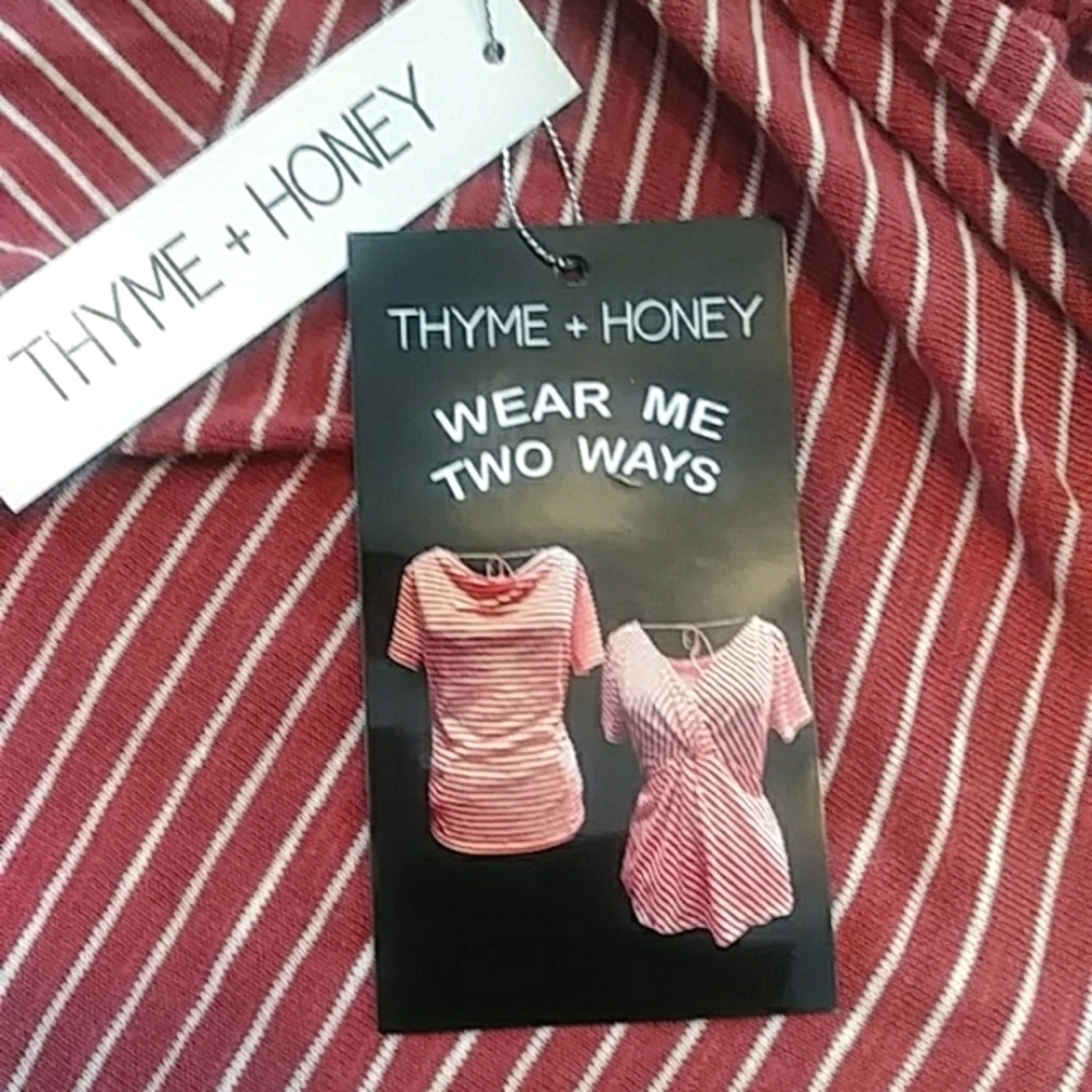 Thyme + Honey wear me 2 ways top